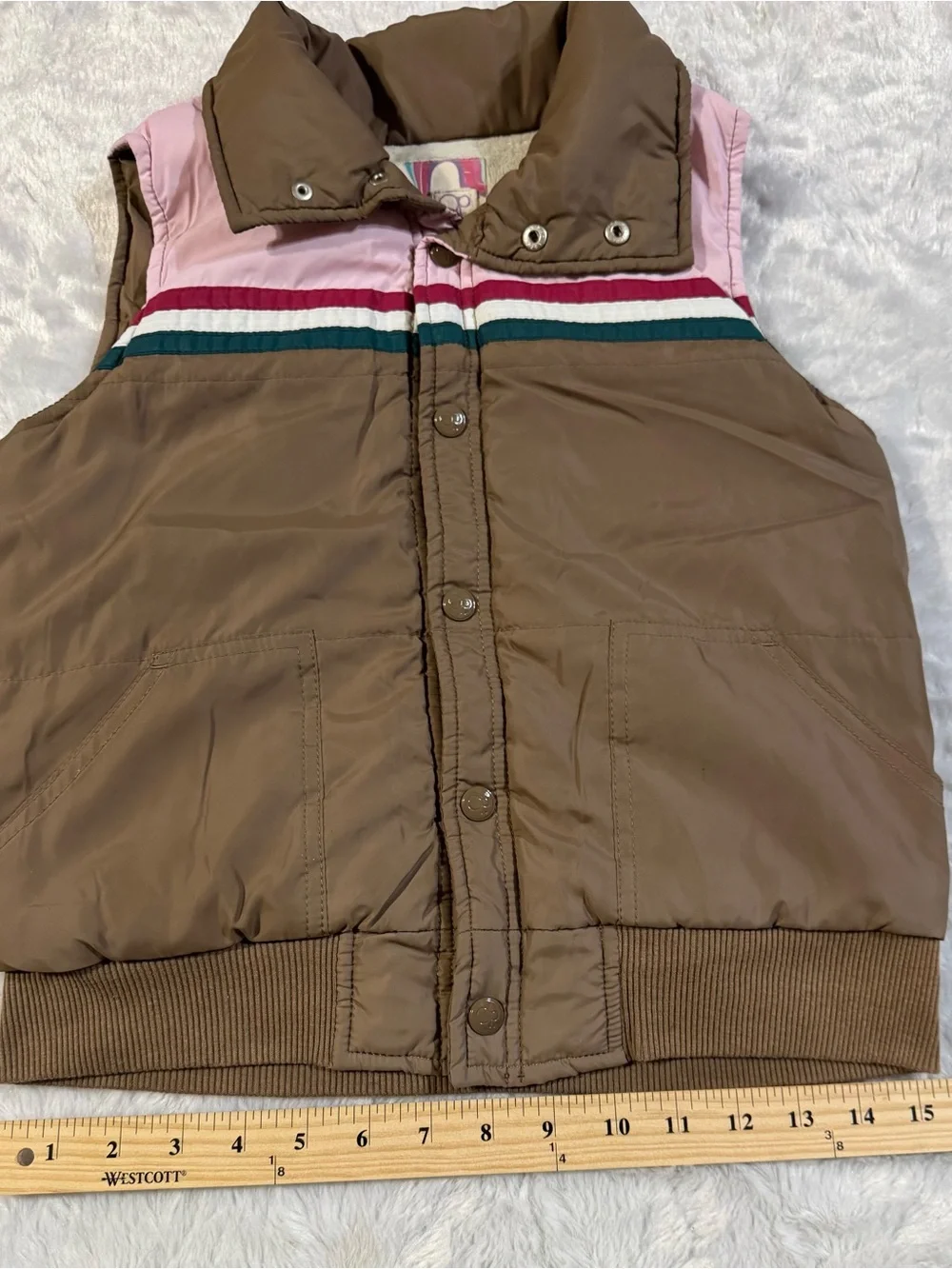OP sleeveless puffer